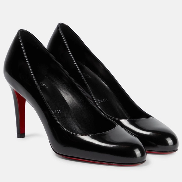 Christian Louboutin Shoes - Christian Louboutin Black Pumppie 85 patent leather pumps 37